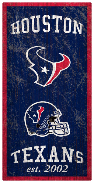 Wholesale NFL1011-Heritage Logos 6x12 / N1011-Houston Texans