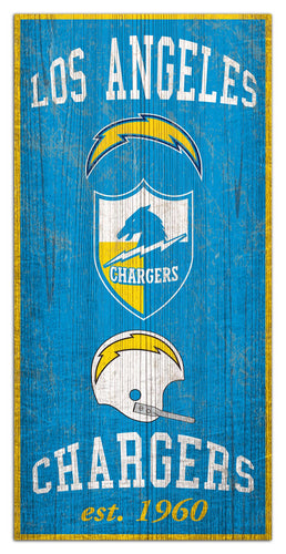 Wholesale NFL1011-Heritage Logos 6x12 / N1011-Los Angeles Chargers