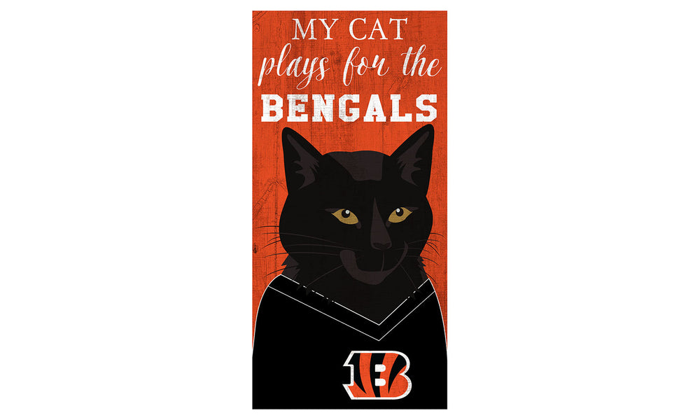 Wholesale NFL1013-Viral Cat 6x12 / GRP / N1013-Cincinnati Bengals