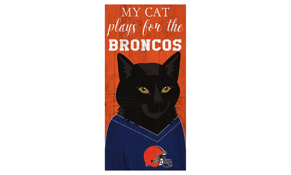 Wholesale NFL1013-Viral Cat 6x12 / GRP / N1013-Denver Broncos