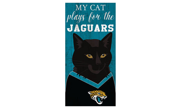 Wholesale NFL1013-Viral Cat 6x12 / GRP / N1013-Jacksonville Jaguars