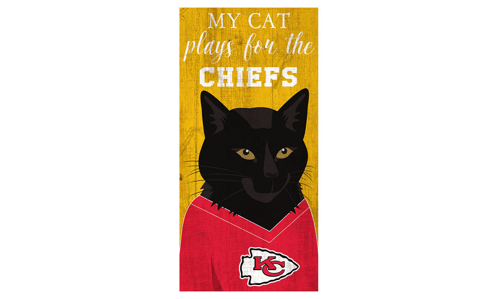 Wholesale NFL1013-Viral Cat 6x12 / GRP / N1013-Kansas City Chiefs