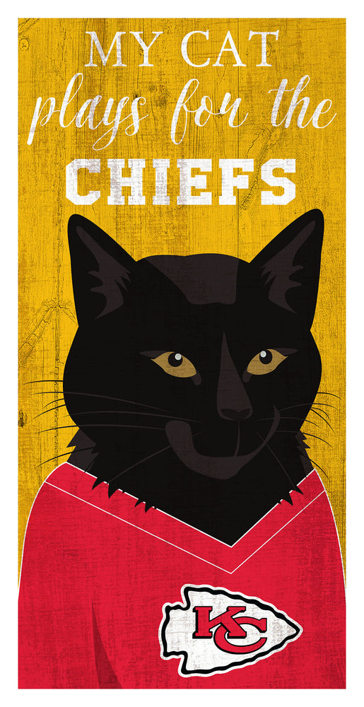 Wholesale NFL1013-Viral Cat 6x12 / N1013-Kansas City Chiefs