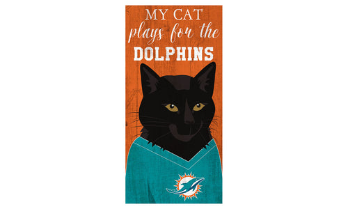 Wholesale NFL1013-Viral Cat 6x12 / GRP / N1013-Miami Dolphins