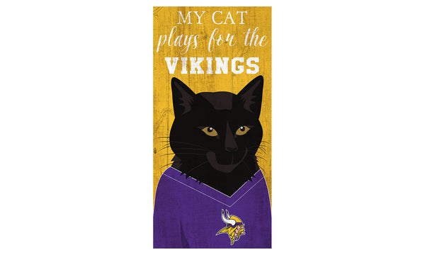 Wholesale NFL1013-Viral Cat 6x12 / GRP / N1013-Minnesota Vikings