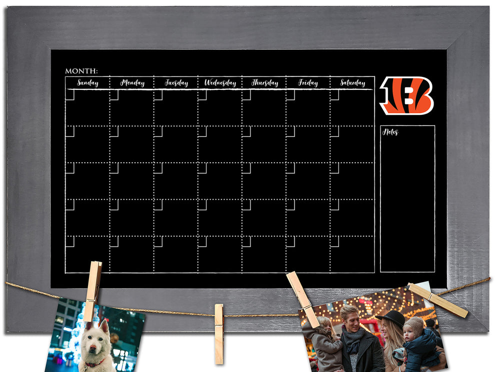 Wholesale NFL1014-Monthly Chalkboard with frame / N1014-Cincinnati Bengals