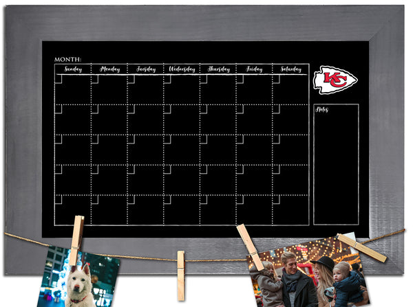 Wholesale NFL1014-Monthly Chalkboard with frame / N1014-Kansas City Chiefs