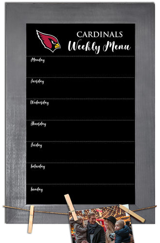 Wholesale NFL1015-Weekly Menu Chalkboard with frame / N1015-Arizona Cardinals