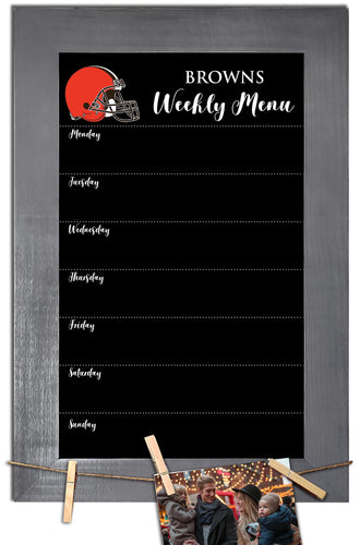 Wholesale NFL1015-Weekly Menu Chalkboard with frame / N1015-Cleveland Browns