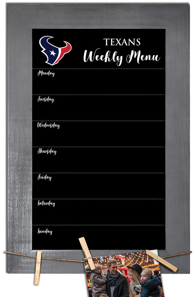 Wholesale NFL1015-Weekly Menu Chalkboard with frame / N1015-Houston Texans