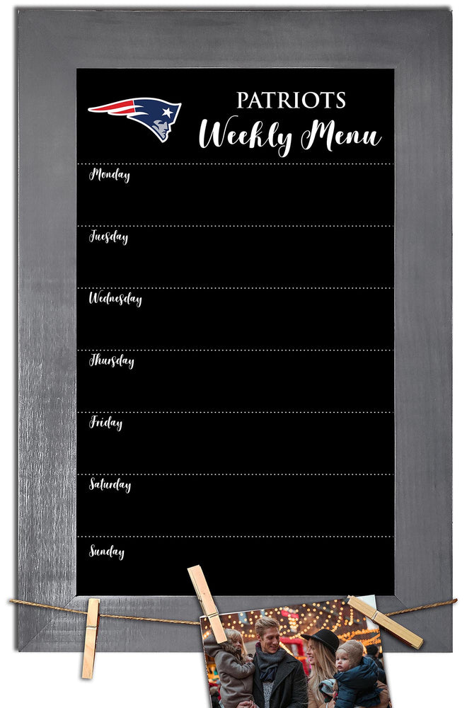 Wholesale NFL1015-Weekly Menu Chalkboard with frame / N1015-New England Patriots