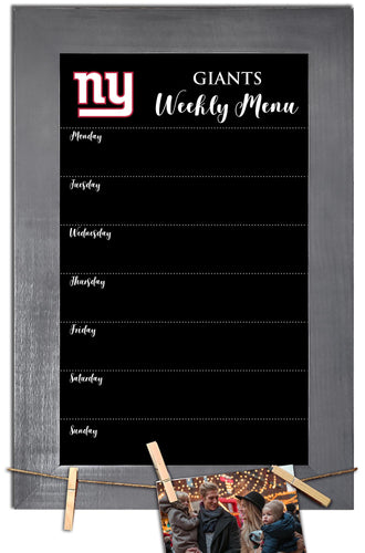 Wholesale NFL1015-Weekly Menu Chalkboard with frame / N1015-New York Giants