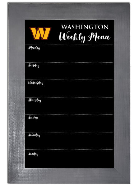 Wholesale NFL1015-Weekly Menu Chalkboard with frame / N1015-Washington Commanders