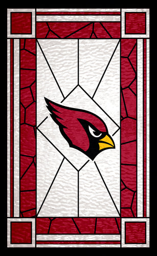 Wholesale NFL1017-Stained Glass 11x19 / N1017-Arizona Cardinals