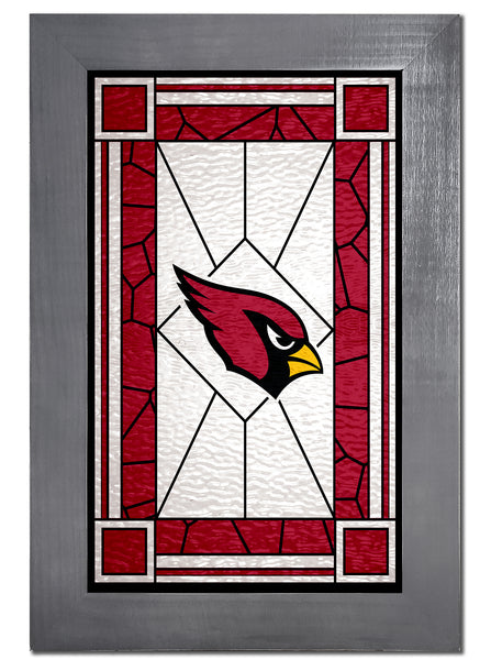 Wholesale NFL1017F-Stained Glass with Frame / N1017-Arizona Cardinals