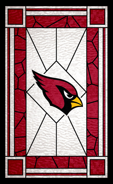 Wholesale NFL1017-Stained Glass 11x19 / N1017-Arizona Cardinals