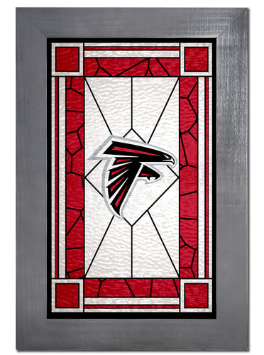 Wholesale NFL1017F-Stained Glass with Frame / N1017-Atlanta Falcons