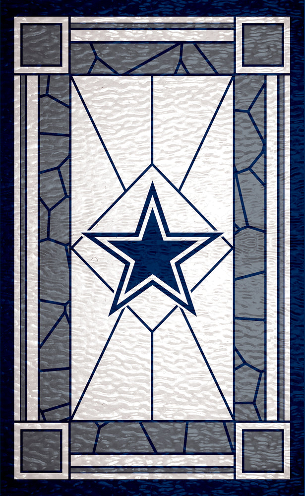 Wholesale NFL1017-Stained Glass 11x19 / N1017-Dallas Cowboys