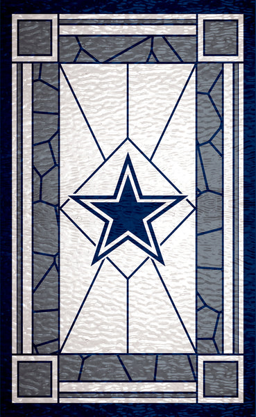 Wholesale NFL1017-Stained Glass 11x19 / N1017-Dallas Cowboys