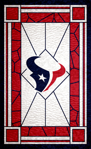 Wholesale NFL1017-Stained Glass 11x19 / N1017-Houston Texans