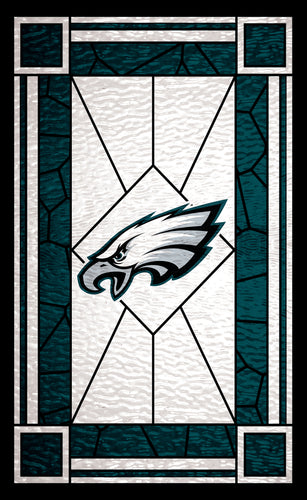 Wholesale NFL1017-Stained Glass 11x19 / N1017-Philadelphia Eagles