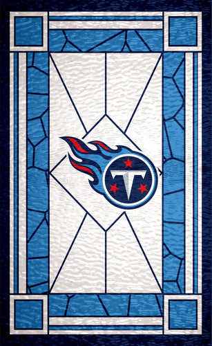 Wholesale NFL1017-Stained Glass 11x19 / N1017-Tennessee Titans