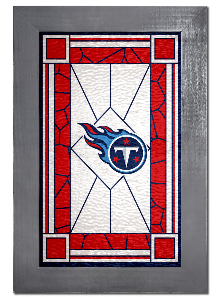 Wholesale NFL1017F-Stained Glass with Frame / N1017-Tennessee Titans