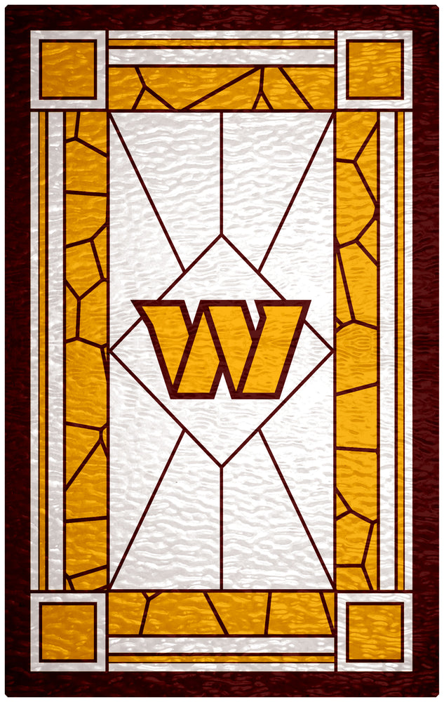 Wholesale NFL1017-Stained Glass 11x19 / N1017-Washington Commanders