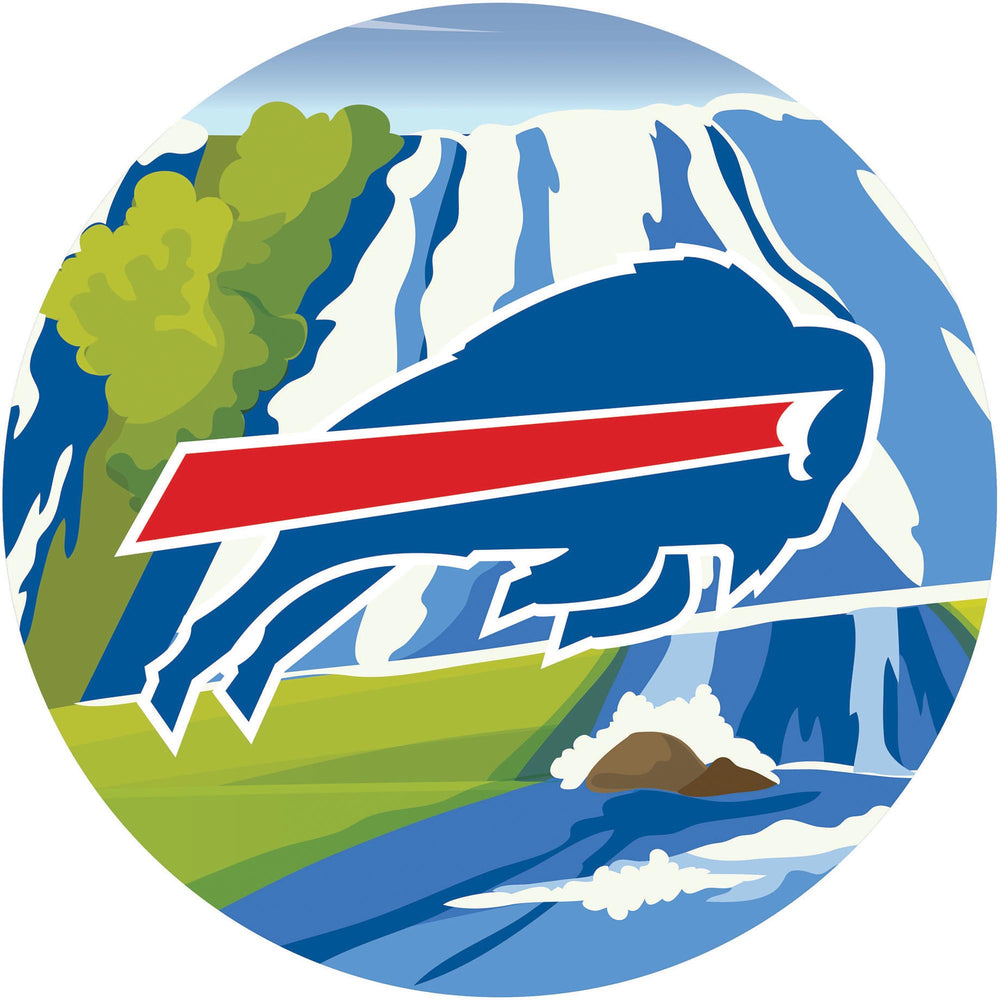 Wholesale NFL1018-Scenic 12in Circle / N1018-Buffalo Bills