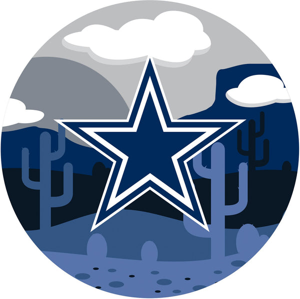 Wholesale NFL1018-Scenic 12in Circle / N1018-Dallas Cowboys