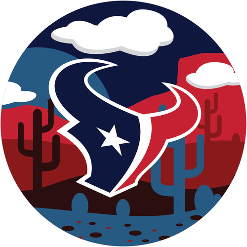 Wholesale NFL1018-Scenic 12in Circle / N1018-Houston Texans