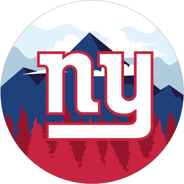 Wholesale NFL1018-Scenic 12in Circle / N1018-New York Giants