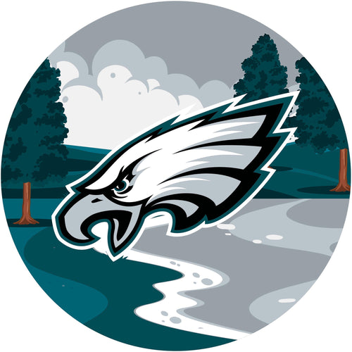 Wholesale NFL1018-Scenic 12in Circle / N1018-Philadelphia Eagles