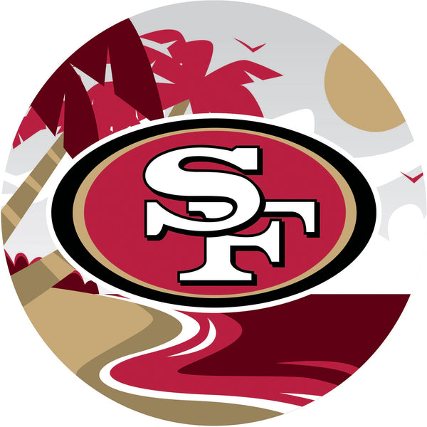Wholesale NFL1018-Scenic 12in Circle / N1018-San Francisco 49ers