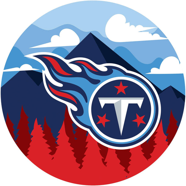 Wholesale NFL1018-Scenic 12in Circle / N1018-Tennessee Titans