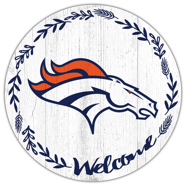 Wholesale NFL1019-Welcome 12in Circle / N1019-Denver Broncos