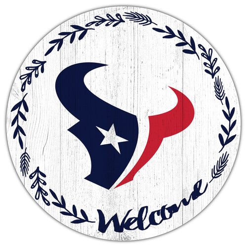Wholesale NFL1019-Welcome 12in Circle / N1019-Houston Texans