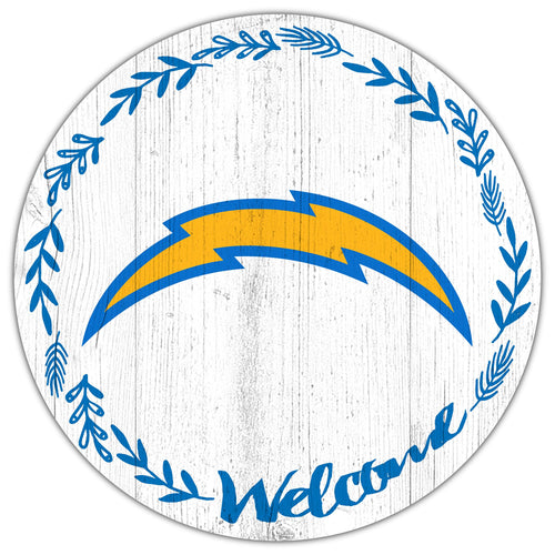 Wholesale NFL1019-Welcome 12in Circle / N1019-Los Angeles Chargers