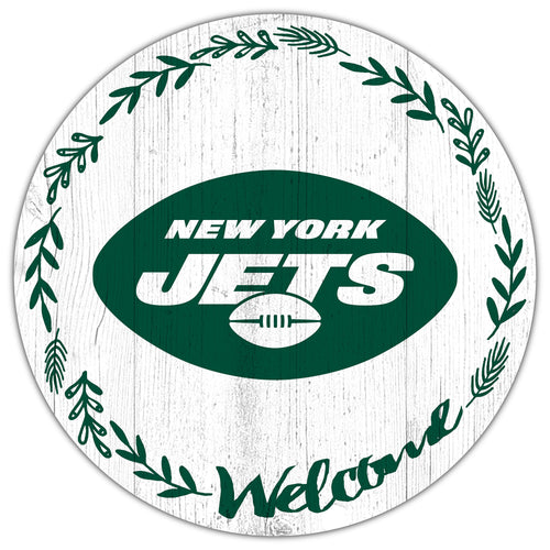 Wholesale NFL1019-Welcome 12in Circle / N1019-New York Jets