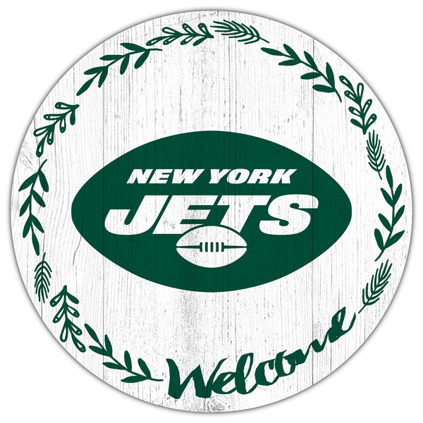 Wholesale NFL1019-Welcome 12in Circle / N1019-New York Jets