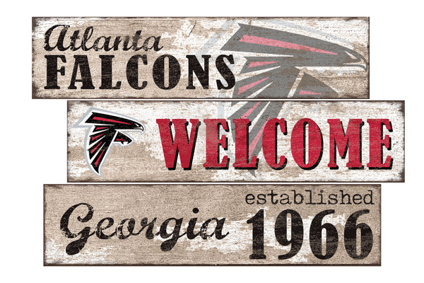 Wholesale NFL1027-Welcome 3 Plank (Todd's Resize) / N1027-Atlanta Falcons