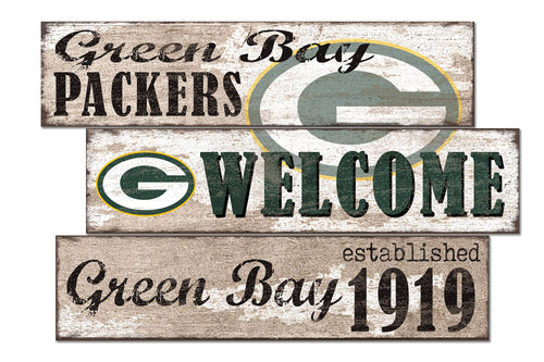 Wholesale NFL1027-Welcome 3 Plank / N1027-Green Bay Packers