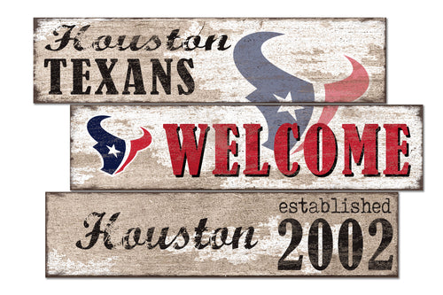 Wholesale NFL1027-Welcome 3 Plank (Todd's Resize) / N1027-Houston Texans