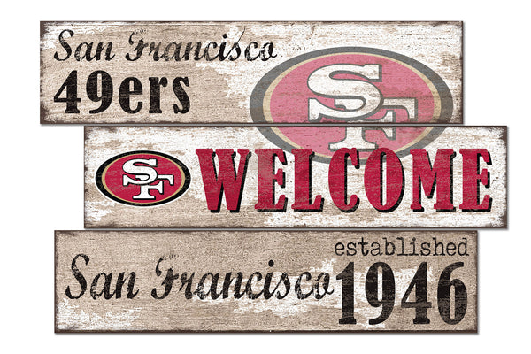 Wholesale NFL1027-Welcome 3 Plank / N1027-San Francisco 49ers
