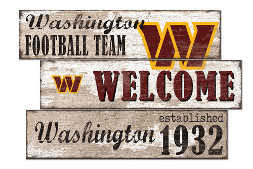 Wholesale NFL1027-Welcome 3 Plank (Todd's Resize) / N1027-Washington Commanders