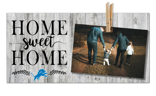 Wholesale NFL1030-Home Sweet Home Clothespin 6x12 / N1030-Detroit Lions