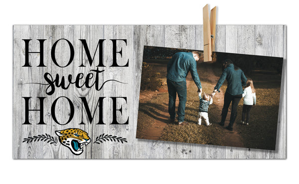 Wholesale NFL1030-Home Sweet Home Clothespin 6x12 / N1030-Jacksonville Jaguars