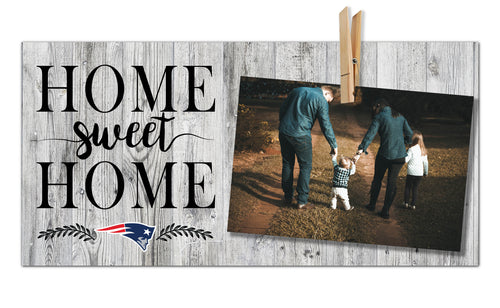 Wholesale NFL1030-Home Sweet Home Clothespin 6x12 / N1030-New England Patriots