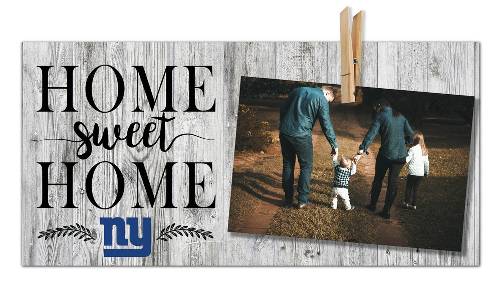 Wholesale NFL1030-Home Sweet Home Clothespin 6x12 / N1030-New York Giants