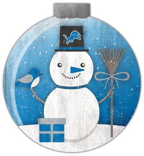 Wholesale NFL1031-Snowglobe 12 in wall art / N1031-Detroit Lions